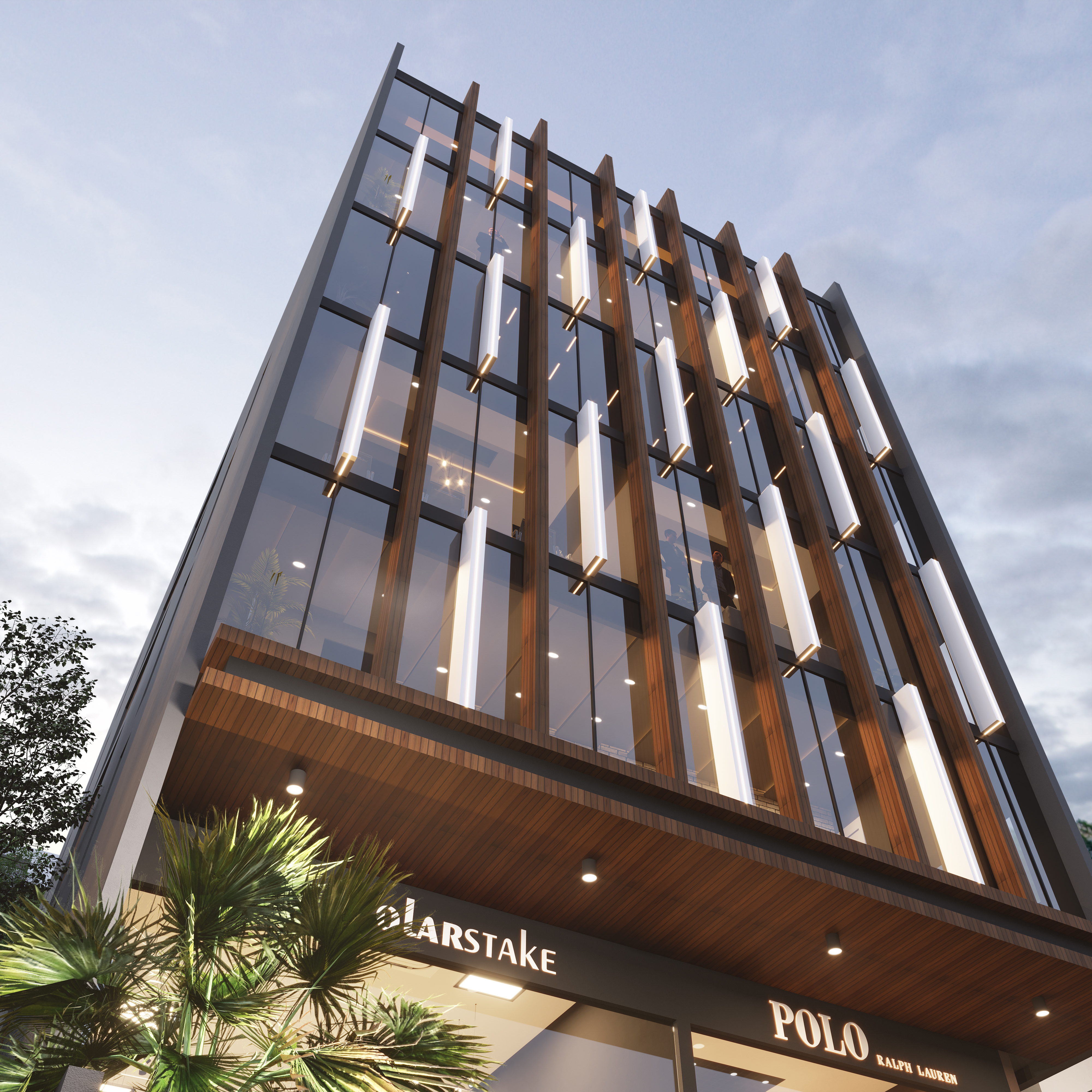 Anand Business Center night view